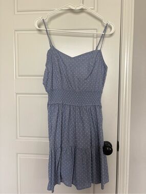 Target Blue Polka Dot Mini Dress